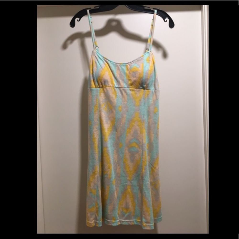 Volcom pastel Aztec print sundress, medium